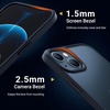 TORRAS for iPhone 17 Pro Case, Beyond Military-Grade Protection, Camera Control Button, DIY Buttons, Translucent Matte Slim Thin Shockproof Hard Back Anti-Scratch case for iPhone 17 Pro, Deep Blue(Black)