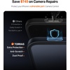 TORRAS for iPhone 17 Pro Case, Beyond Military-Grade Protection, Camera Control Button, DIY Buttons, Translucent Matte Slim Thin Shockproof Hard Back Anti-Scratch case for iPhone 17 Pro, Deep Blue(Black-17Pro)