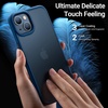 TORRAS for iPhone 17 Pro Case, Beyond Military-Grade Protection, Camera Control Button, DIY Buttons, Translucent Matte Slim Thin Shockproof Hard Back Anti-Scratch case for iPhone 17 Pro, Deep Blue(Navy Blue)