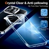 TORRAS for iPhone 17 Pro Max Case Crystal Clear, [Anti-Yellowing][Military-Grade Protection], Ultra Slim Transparent Anti-Scratch Back, Soft Bumper, Non-Slip 17 Pro Max Phone Case, Clear 6.9″(Crystal Clear)