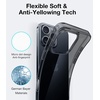 TORRAS for iPhone 17 Pro Max Case Crystal Clear, [Anti-Yellowing][Military-Grade Protection], Ultra Slim Transparent Anti-Scratch Back, Soft Bumper, Non-Slip 17 Pro Max Phone Case, Clear 6.9″(Clear Black)