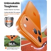 TORRAS for iPhone 17 Pro Max Case Crystal Clear, [Anti-Yellowing][Military-Grade Protection], Ultra Slim Transparent Anti-Scratch Back, Soft Bumper, Non-Slip 17 Pro Max Phone Case, Clear 6.9″(Clear Orange)