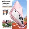 TORRAS for iPhone 17 Pro Max Case Crystal Clear, [Anti-Yellowing][Military-Grade Protection], Ultra Slim Transparent Anti-Scratch Back, Soft Bumper, Non-Slip 17 Pro Max Phone Case, Clear 6.9″(Clear Pink)