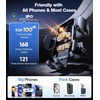 TORRAS【96+LBS Strongest Suction Ultra-Durable Cell Car Phone Holder Mount | Patent & Safety Certs, Fits Large Phones & Thick Cases, Extra Sticky Grip, Airbag Clamp, Temp-Resistant, All Road Conditions(Navy Blue)