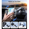 TORRAS【96+LBS Strongest Suction Ultra-Durable Cell Car Phone Holder Mount | Patent & Safety Certs, Fits Large Phones & Thick Cases, Extra Sticky Grip, Airbag Clamp, Temp-Resistant, All Road Conditions(Navy Blue)