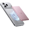 TORRAS 2-in-1 iPhone 16 Portable Charger, 5,000mAh 22.5W Mini Power Bank with Built-in USB-C Cable, Fast Charge Battery Pack, Travel Essential for iPhone 17/16/15, Galaxy S25, Google – Desert Titanium(Dawn Rose)