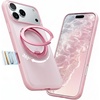 TORRAS 360 Magnetic Stand for iiPhone 17e Case & iPhone 16e, [Fit for MagSafe] [Military-Grade Protection] Translucent Slim Case for iPhone 17e, Obsidian Black, Ostand O3 Fitness Series(E-Summer Pink)