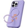 TORRAS 360° Spin Stand for iPhone 16 Pro Case, Fit for Magsafe, Hard PC Mil-STD Protective Scratch-Resistant Case for iPhone 16 Pro Phone Case, Ostand Spin, Violet Purple, 6.3 inch
