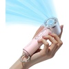 TORRAS COOLiFY iva Handheld Fan with Ice Cooler, [Chill by 50°F], 0-100 Adjustable Speed, Super Mini Powerful Portable Fan 4900mAh Rechargeable, Hand Fans for Travel Essentials,Mothers Day Gifts,Ivory(Pink)