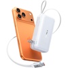 TORRAS EasyGO Lite 3-in-1 Portable Charger with Retractable USB-C Cable & Wall Plug, 10000mAh Power Bank, 35W Fast Charging Travel Essentials for iPhone 17/16 Pro Max, Samsung, iPad, MacBook Air