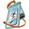 TORRAS IP68 Waterproof Phone Pouch Double Space, Floating Waterproof Phone Case with Lanyard for iPhone 17 Pro Max 16 15 14 S26 S25, Phone Dry Bag Vacation Cruise Ship Travel Essentials 7.0”, White(Glacier Sprint)