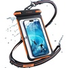 TORRAS IPX8 Waterproof Phone Pouch Floating, Underwater Screen Touchable, Water Proof Case with Lanyard for iPhone 17 Pro Max 16 S26, Cellphone Dry Bag Cruise Essentials 7.0 inch, Black(1 Pack-Black)