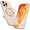TORRAS O3 Fitness for iPhone 16 Pro Case Magnetic Stand, Fit for MagSafe, 360 Rotatable Stable Stand, Camera Control Button, Military-Grade Shockproof, Slim & Sleek, Mint Green Translucent(Desert Titanium)