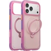 TORRAS Ostand Q3 Air for iPhone 16 Pro Max Case with 360 Magnetic Stand, Fit for MagSafe, Military Grade Drop Tested, Camera Control Button, Shockproof Phone Case for iPhone 16 Pro Max 6.9″, Black(Neon Pink)