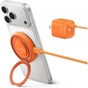 TORRAS PolarCircle Qi2.2 Wireless Charger, 25W Cooling Magnetic Pad for iPhone 17/16, Wireless Charger for Samsung Galaxy S26/S25 with 360°Spin Stand, Semiconductor Game Cooler, with 45W IceNano Plug(Orange)