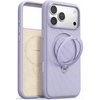 TORRAS Q3 Wind for iPhone 17 Pro Max Case Liquid Silicone, Fit for MagSafe, 360 Spin Magnetic Stand, Soft Grip, Camera Control, Protective Phone Case for iPhone 17 Pro Max Case, Cream Glow(Lilac Haze)