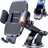 TORRAS Ultra-Durable Phone Holders for Your Car【96+LBS Strongest Suction】 Car Phone Holder Mount, Safety Certs Cell Phone Car Mount Truck for Dashboard Windshield Vent for iPhone 17 16 15 14 Pro Max(Black)