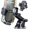 TORRAS [Upgraded] Cell Phone Holder for Car [Thick Case & Heavy Phone Friendly] 3 in 1 Car Phone Holder Mount Dashboard Air Vent Windshield Fit for iPhone 15 14 13 12 11 Pro Max Samsung Galaxy Ultra