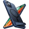 TORRAS Upgraded Magnetic & Stand for iPhone 14 Pro Case [Military Grade Drop Tested] [Compatible with MagSafe] Slim Thin Light Frosted Case for iPhone 14 Pro Phone Case Professional (6.1″), Black(Blue)