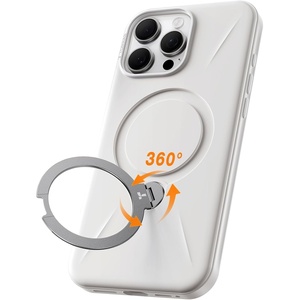 TORRAS 360 Spin Stand for iPhone 16 Pro Case, Fit for Magsafe, Mil-STD Protective Hard PC Scratch-Resistant Case for iPhone 16 Pro Phone Case, Ostand Spin, Ivory White, 6.3 inch
