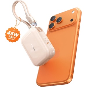 TORRAS EasyGo 10000mAh Magnetic Portable Charger Power Bank for iPhone, Fast Charging Travel Essential Wireless Battery Pack with Stand Compatible with Magsafe,17 Pro Max,Pro,16,15,14,13,12, Deep Blue(PINK GOLD)