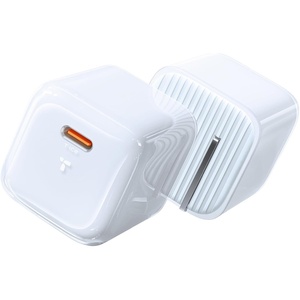 TORRAS IceNano USB C Charger Block, 45W Ultra-Mini Foldable Portable Fast Charging for iPhone 17/16/15 Series, iPad Pro, Compatible with TORRAS Case, Glacier White(Glacier White)
