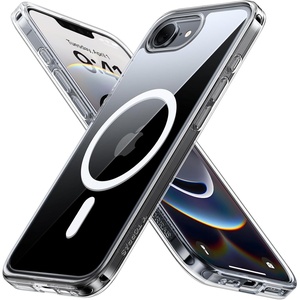 TORRAS Magnetic Shockproof for iPhone 17 case with Camera Control, [12FT Military Grade Drop Protection][Fit for MagSafe], Slim Translucent Anti-Fingerprint & Soft Touch Case for iPhone 17, Black(Clear)