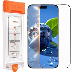 TORRAS OrigArmor for iPhone 16 Pro Max Screen Protector [3D Full Coverage Fit] [100% Anti Glare] Military-Grade Shatterproof 9H+ Tempered Glass Anti-Scratch Screen Protector 16 ProMax 6.9″ 1-Pack