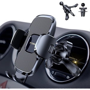 TORRAS Phone Holder for Car [Upgraded Hook Clip Never Shake] Universal Stable Car Phone Mount Air Vent Holder, Cradle Case Friendly Fits for iPhone 16 15 14 13 12 Pro Max, S23 22+Ultra Note 20