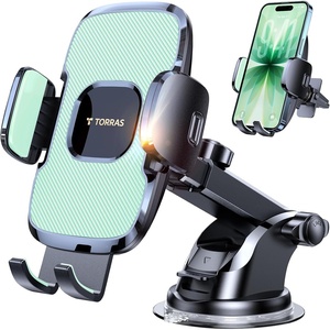 TORRAS Ultra-Durable Phone Holders for Your Car【96+LBS Strongest Suction】 Car Phone Holder Mount, Safety Certs Cell Phone Car Mount Truck for Dashboard Windshield Vent for iPhone 17 16 15 14 Pro Max(Sage)