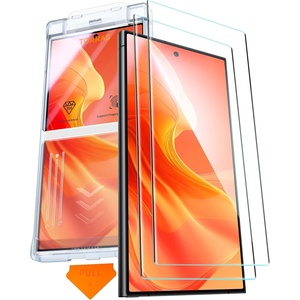 TORRAS Unbreakable for Samsung Galaxy S25 Ultra Screen Protector [NO.1 Military-Grade] [12 FT Shatterproof] 9H+ Aerospace Tempered Glass 2 Pack – Touch Sensitivity, Full Coverage, Anti-Scratch, 6.9 inch(Samsung Galaxy S24 Ultra（6.8 inch）)