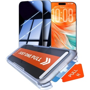 TORRAS Uncrackable 9H+ for iPhone 17 Pro Max Privacy Screen Protector [ 12FT Military-Grade Anti Shatter] [Top 25° Anti Spy, Data Protection] Full Coverage Tempered Glass, 2-Pack 6.9″(17 Pro(6.3 inch))