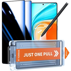 TORRAS for Samsung Galaxy S25 Ultra Privacy Screen Protector [Military-Grade 9H+ Aerospace Tempered Glass] [One-Pull Installation] Anti Spy Screen Protector Samsung Galaxy S25 Ultra 6.9″ (2 Pack)