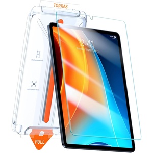 TORRAS for iPad Pro 11 Inch Screen Protector M5 2025& M4 2024, Military Grade Shatterproof, TOP 9H+ Tempered Glass, One-Pull Installation, Anti-Scratch, Bubble Free, Apple Pencil Compatible, HD Clarity(iPad mini 7/mini 6)