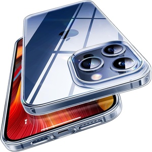 TORRAS for iPhone 17 Pro Max Case Crystal Clear, [Anti-Yellowing][Military-Grade Protection], Ultra Slim Transparent Anti-Scratch Back, Soft Bumper, Non-Slip 17 Pro Max Phone Case, Clear 6.9″(Crystal Clear)