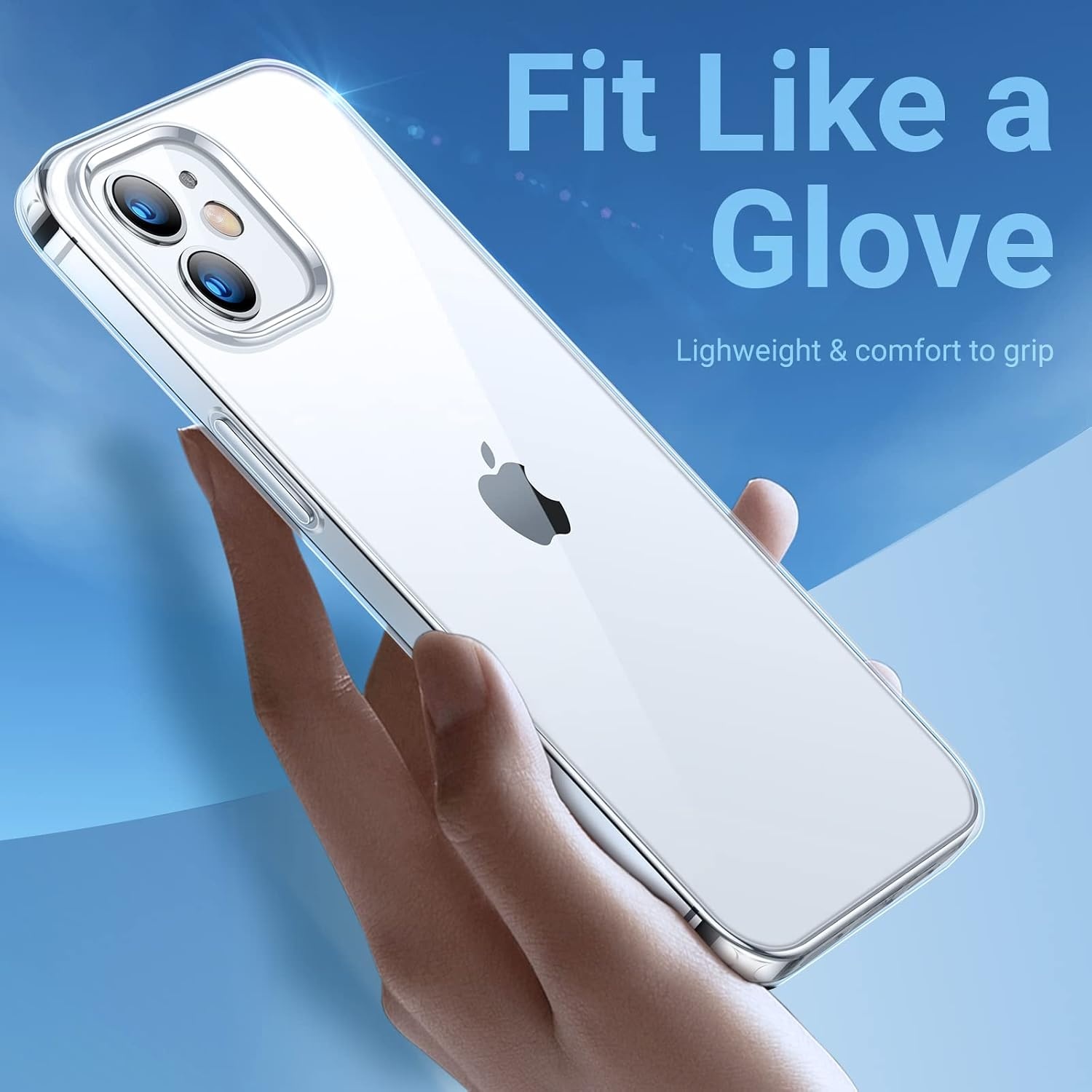 image:imageTORRAS Crystal Clear Compatible for iPhone 12 Mini Case Long Lasting Clarity Slim Yet Durable Soft Silicone Thin Phone Cases for iPhone 12 Mini 54 inch 2020 Release Crystal Clear
