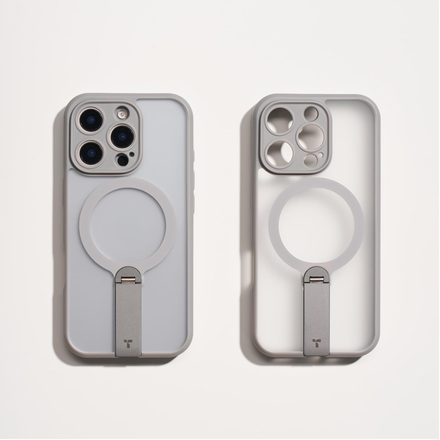 image:imageTORRAS Magnetic 360Stand Case for iPhone 16 Case Full Camera Protection Fit for MagSafe16FT MilGrade Drop Protection Slim Frosted Case for 16 iPhone Phone Case with Kickstand 61 BlackNatural Titanium