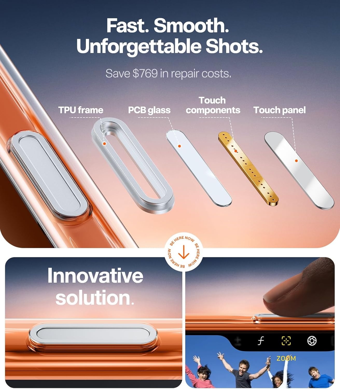image:imageTORRAS Magnetic Kickstand for iPhone 13 iPhone 14 Case Compatible with MagSafeSturdy amp Versatile Stand MilitaryGrade Shockproof Translucent Slim Protective AntiFingerprint AntiScratch BlackCrystal Clear