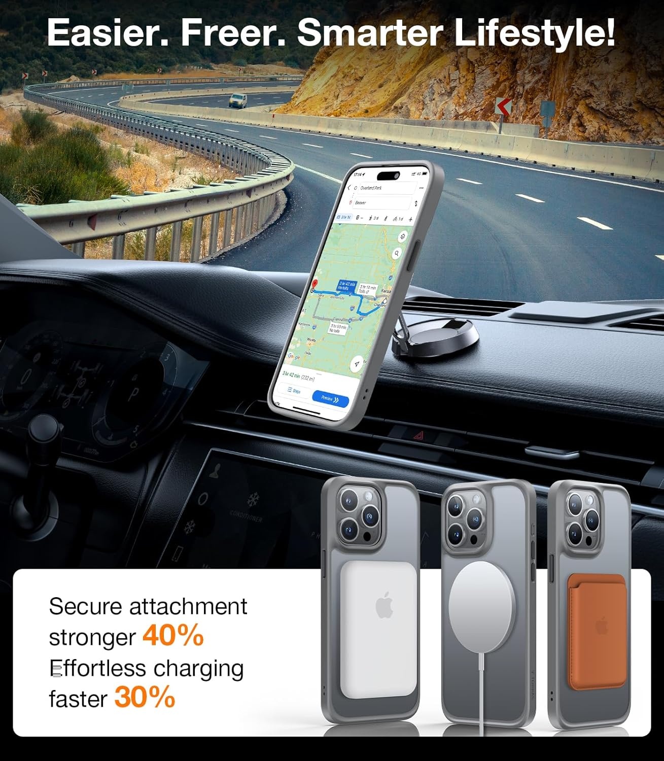image:imageTORRAS Magnetic Shockproof for iPhone 12 Pro CaseiPhone 12 Case MilitaryGrade Drop Tested Compatible with MagSafe Translucent Slim Protective AntiScratch BlackGrey