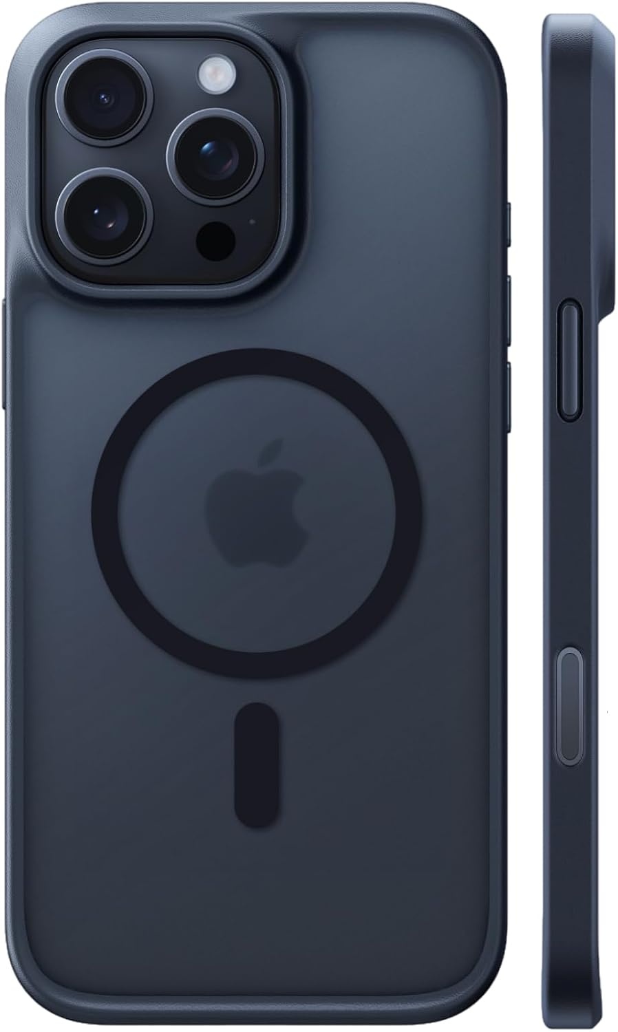 image:imageTORRAS Magnetic Shockproof for iPhone 16 Pro Max Case Fit for MagSafe MilitaryGrade Drop Tested Translucent Slim Protective for iPhone 16 Pro Max Case AntiFingerprint AntiScratch BlackBlack