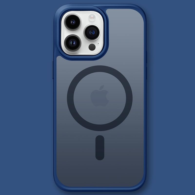 image:imageTORRAS Magnetic Shockproof for iPhone 16 Pro Max Case Fit for MagSafe MilitaryGrade Drop Tested Translucent Slim Protective for iPhone 16 Pro Max Case AntiFingerprint AntiScratch BlackBlue
