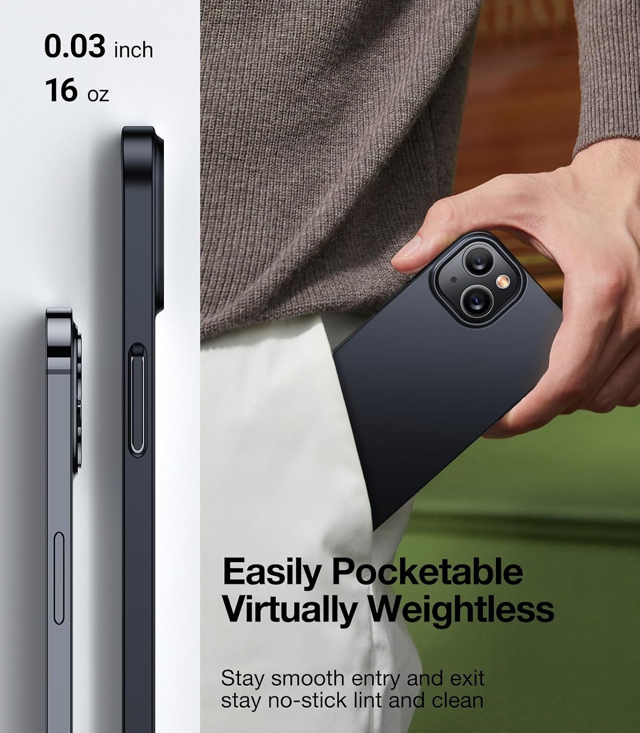 image:imageTORRAS Magnetic Slim Fit for iPhone 13 CaseiPhone 14 Case Ultra ThinCompatible with MagSafeVelvet Touch Case for iPhone 13 amp iPhone 14 Phone Case Hard PC Sturdy Anti Scratch BlackBlack