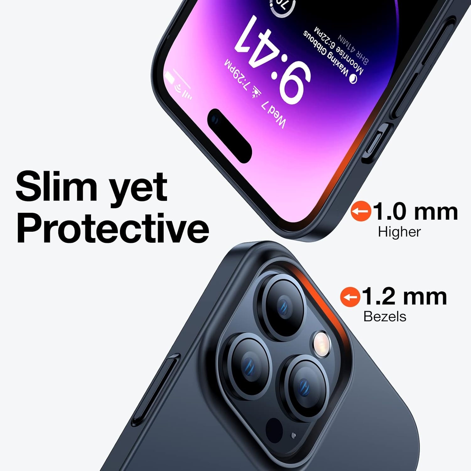 image:imageTORRAS Magnetic Slim Fit for iPhone 13 CaseiPhone 14 Case Ultra ThinCompatible with MagSafeVelvet Touch Case for iPhone 13 amp iPhone 14 Phone Case Hard PC Sturdy Anti Scratch BlackBlack