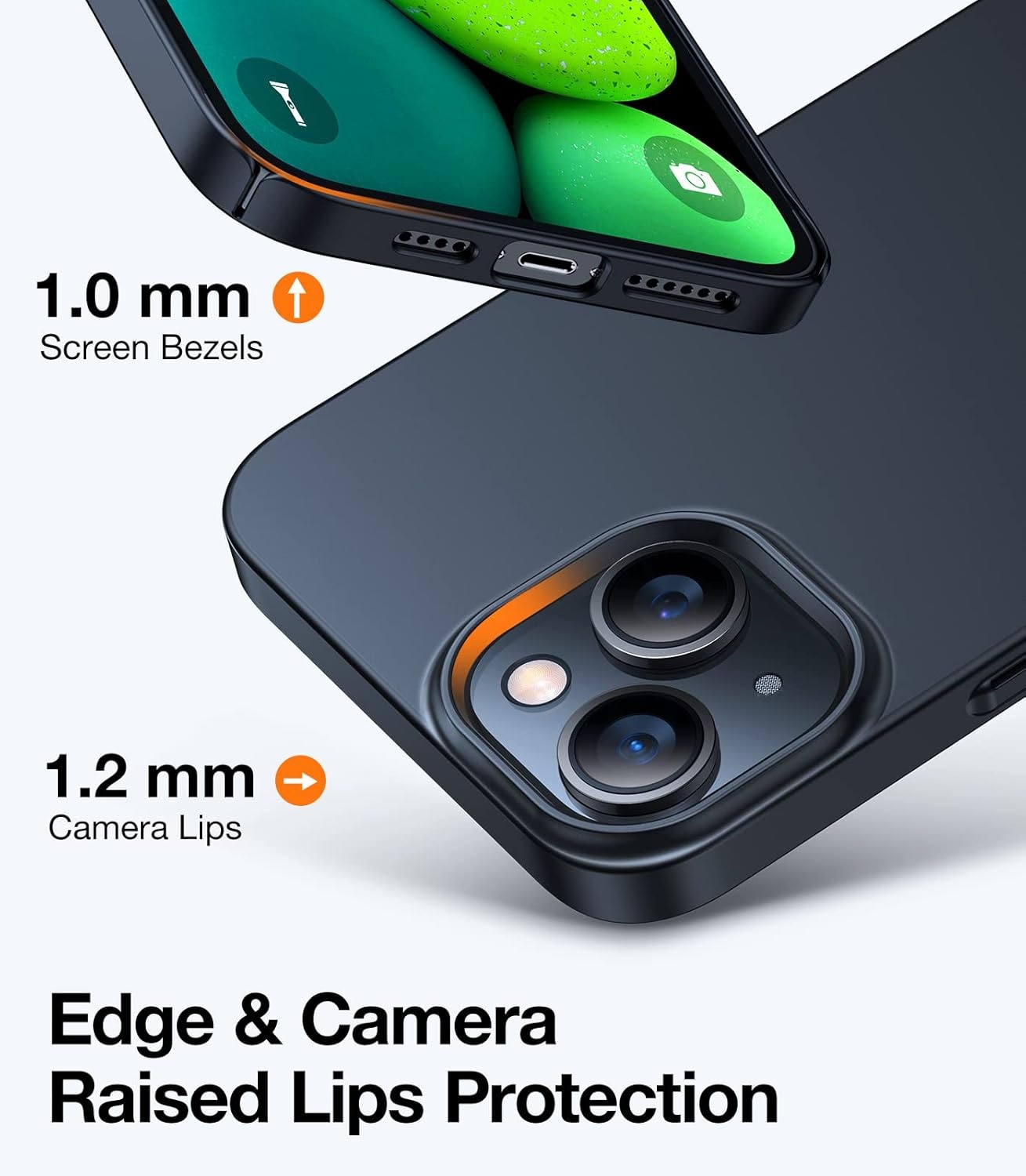 image:imageTORRAS Magnetic Slim Fit for iPhone 13 CaseiPhone 14 Case Ultra ThinCompatible with MagSafeVelvet Touch Case for iPhone 13 amp iPhone 14 Phone Case Hard PC Sturdy Anti Scratch BlackBlack