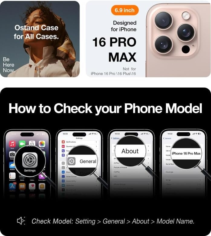 image:imageTORRAS Magnetic for iPhone 13 Pro Max Case 67 inch Fit for Magsafe with Stand Military Grade Drop Protection Shockproof Translucent Back Slim Protective Phone Case 2021 BlackNatural Titanium