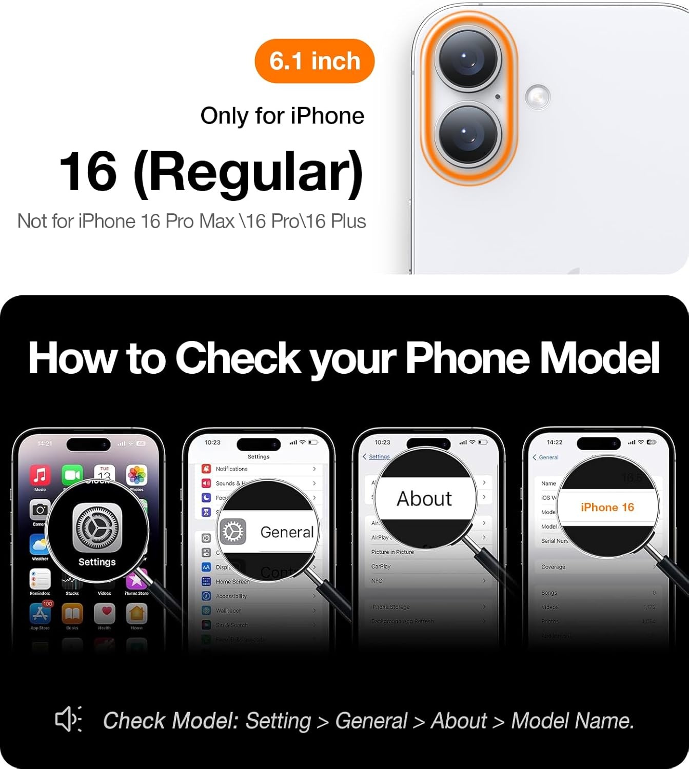 image:imageTORRAS Magnetic for iPhone 13 Pro Max Case 67 inch Fit for Magsafe with Stand Military Grade Drop Protection Shockproof Translucent Back Slim Protective Phone Case 2021 BlackBlack