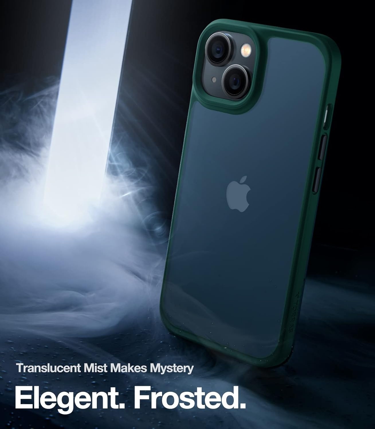 image:imageTORRAS Shockproof for iPhone 15 Plus Case amp iPhone 14 Plus Case Military Grade Drop Tested Shockproof Protective Black Hard Back Slim Case for iPhone 15 Plus 67 Forest GreenGuardian Series
