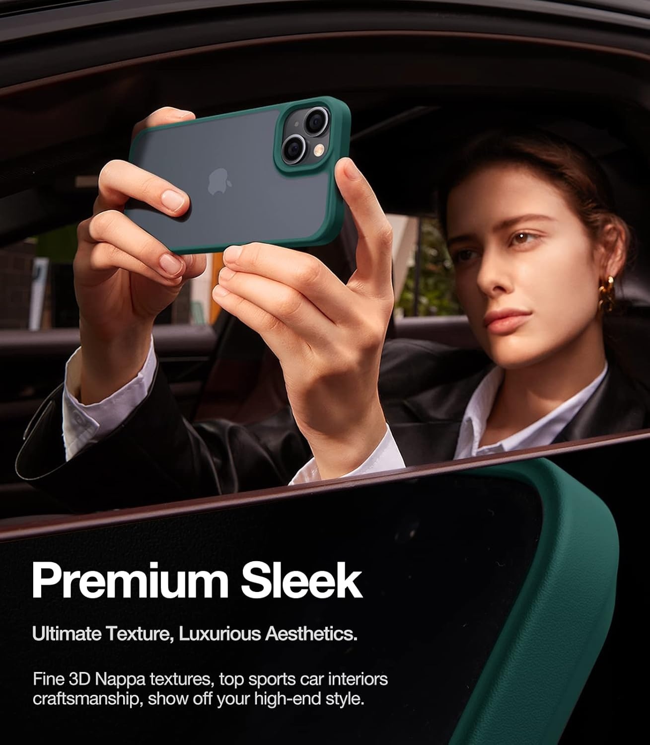 image:imageTORRAS Shockproof for iPhone 15 Plus Case amp iPhone 14 Plus Case Military Grade Drop Tested Shockproof Protective Black Hard Back Slim Case for iPhone 15 Plus 67 Forest GreenGuardian Series