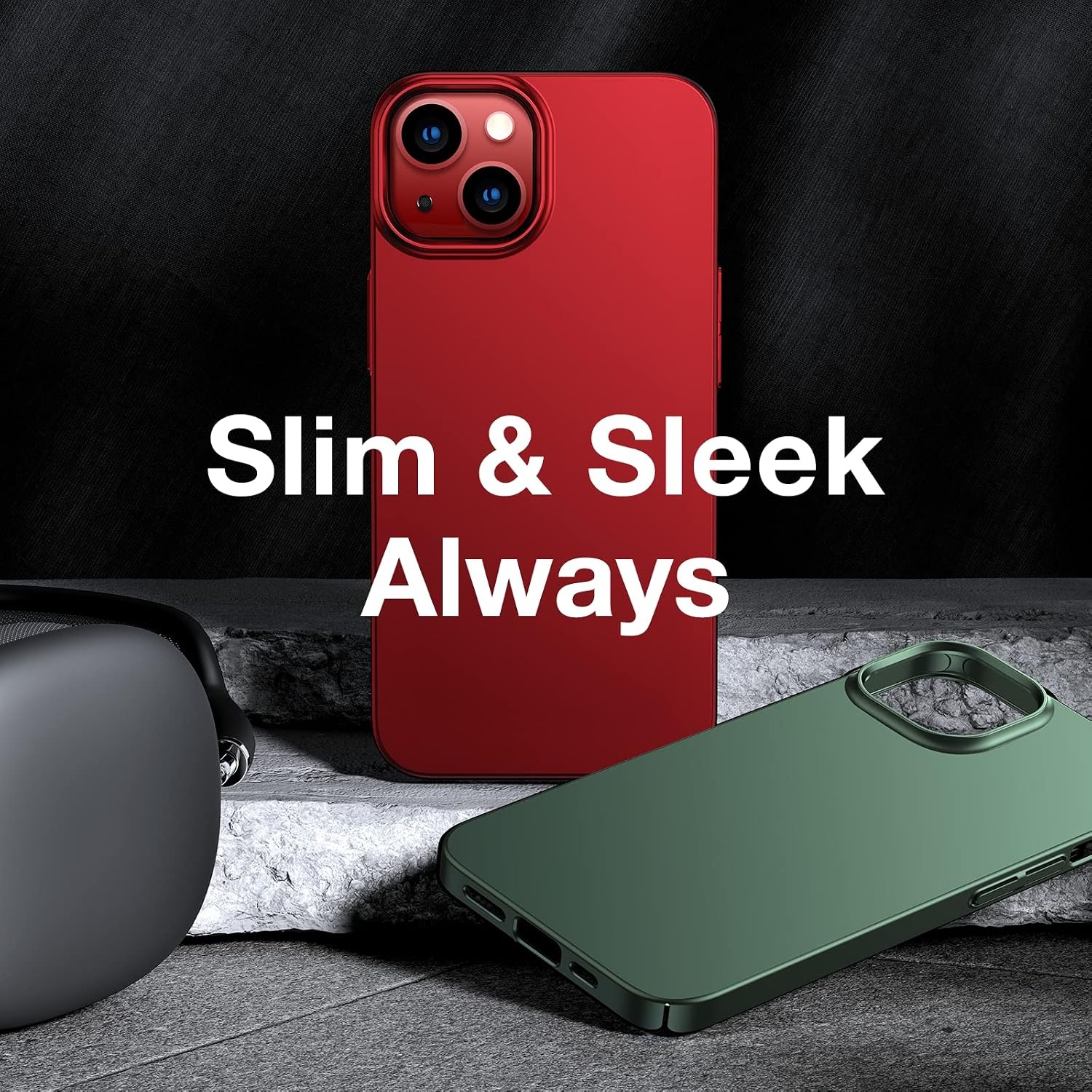 image:imageTORRAS Slim Fit Designed for iPhone 14 Plus Case Thin as No Case on Hard Plastic Durable Phone Cover Case for iPhone 14 Plus 2022 67 inch 2022 Released OriginFit Series Red