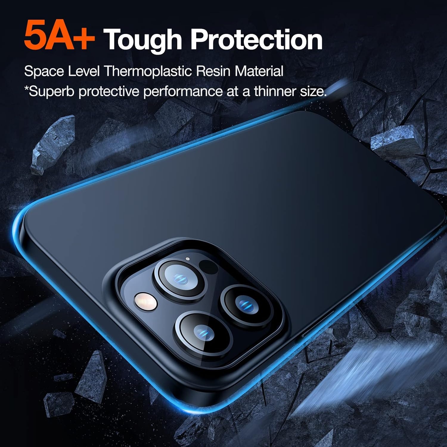 image:imageTORRAS Slim Fit Designed for iPhone 14 Pro Max Case 67 inch UltraThin 14 Pro Max Case 2022 Lightweight Hard PC Cover Phone Cases Black OriginFit 67 inchScreenBlack Set